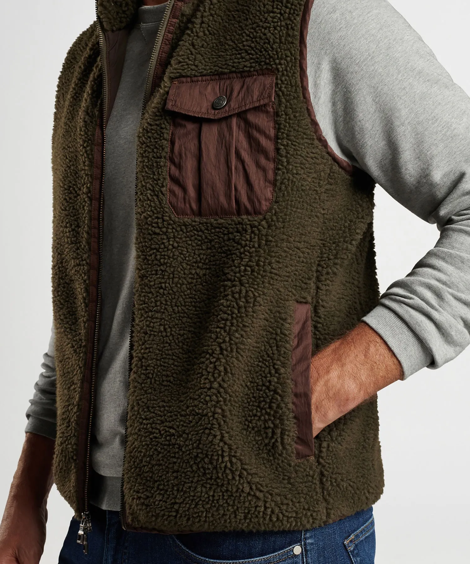 Peter Millar Pile Fleece Vest