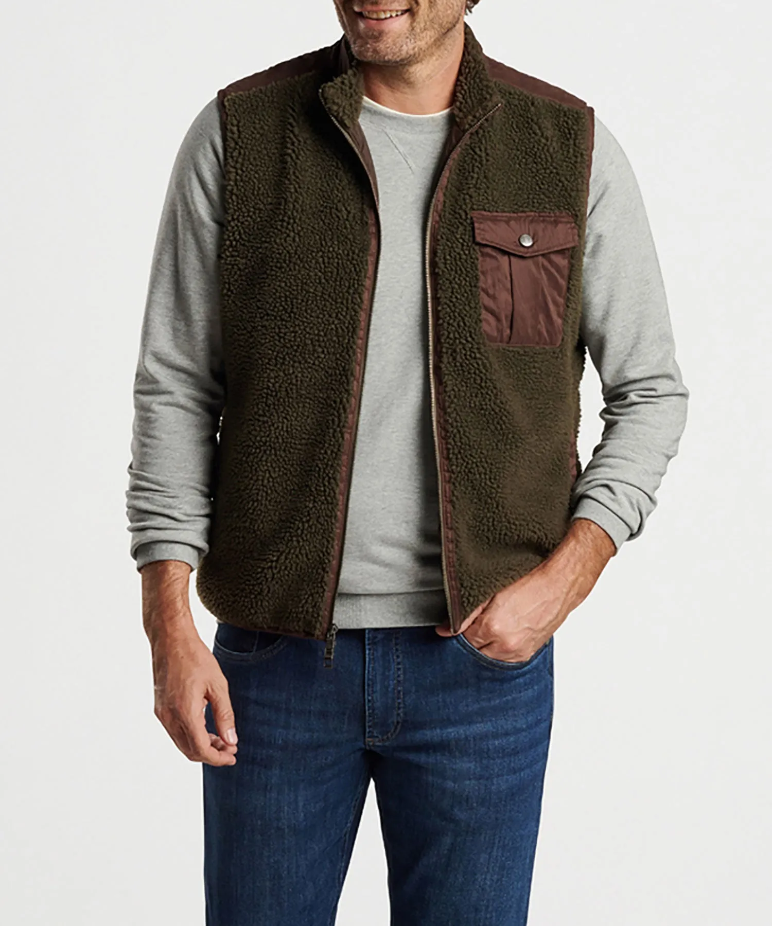 Peter Millar Pile Fleece Vest