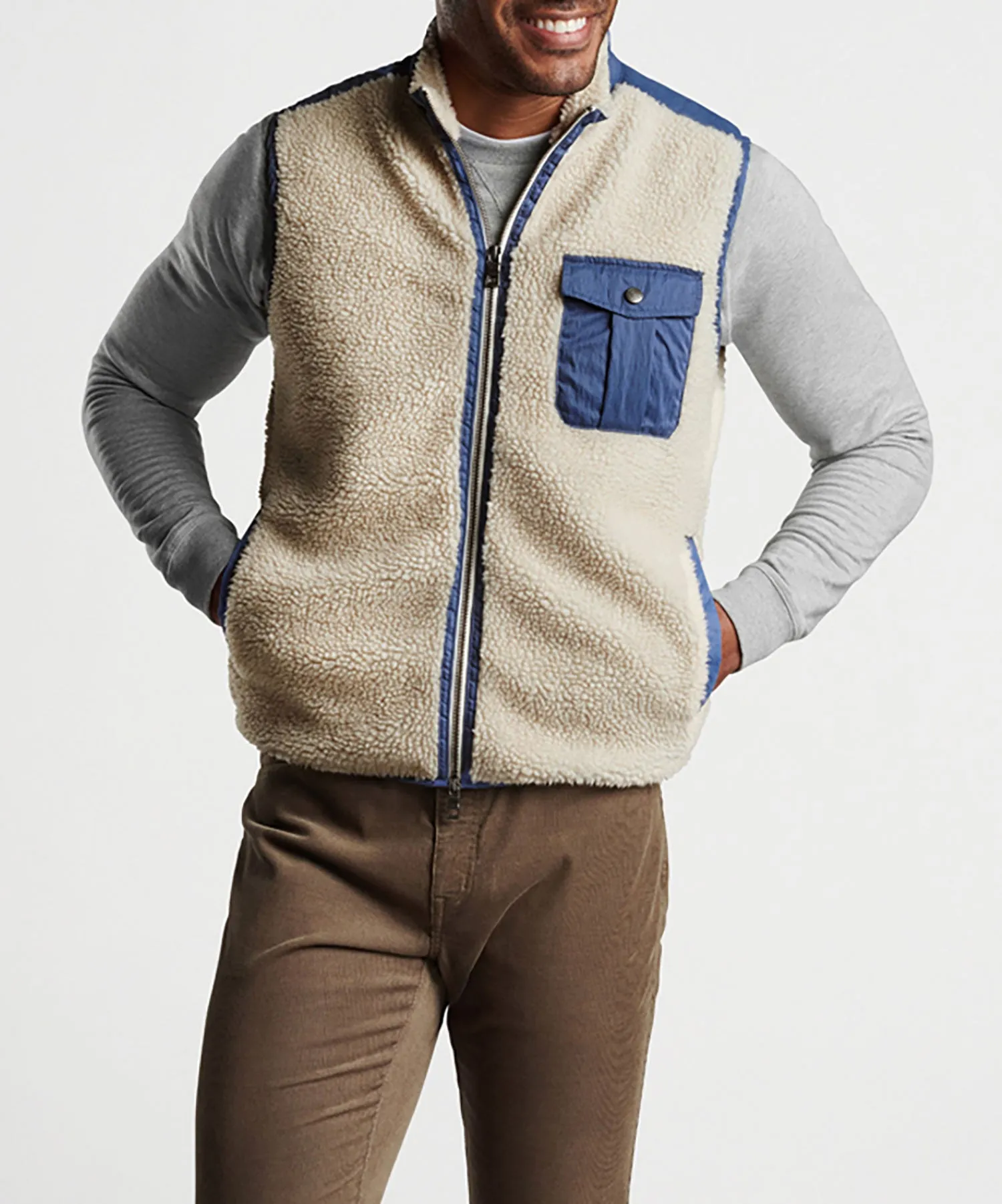 Peter Millar Pile Fleece Vest