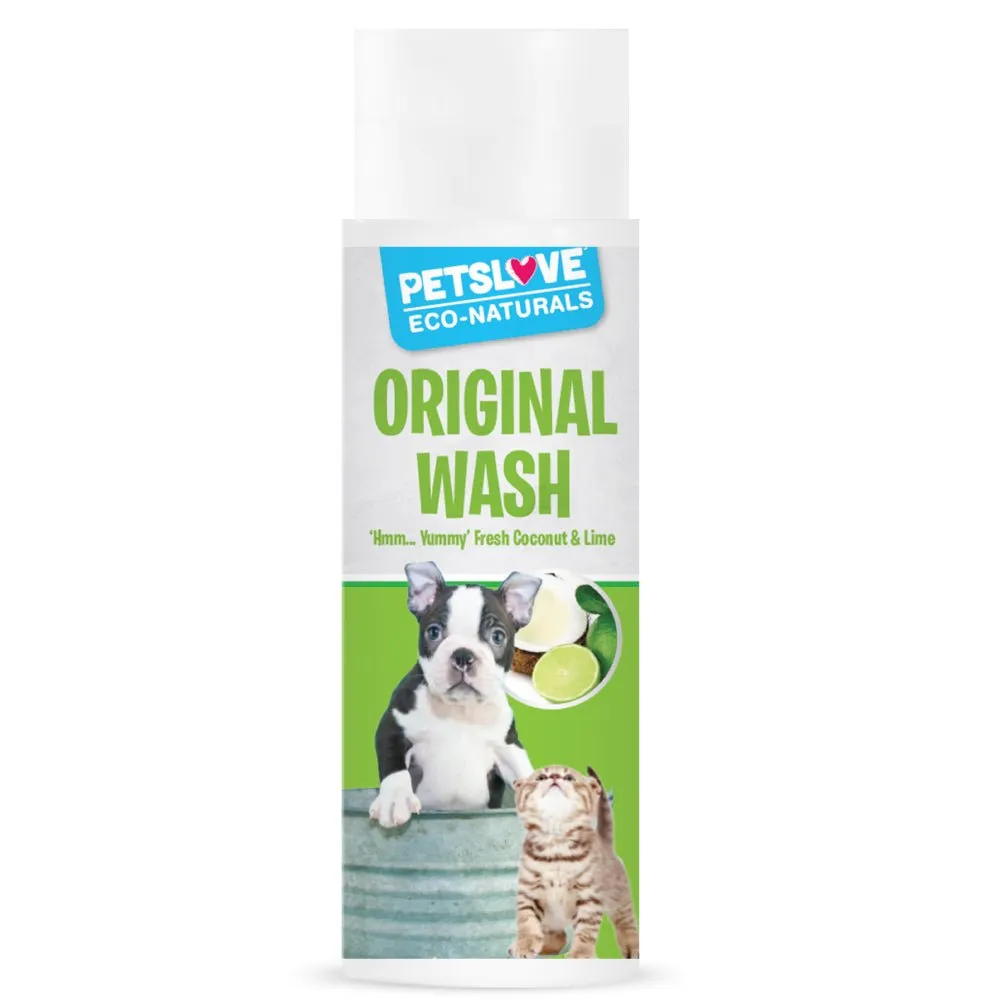 Petslove, Natural Hypoallergenic Original Wash, Coconut & Lime, 250ml