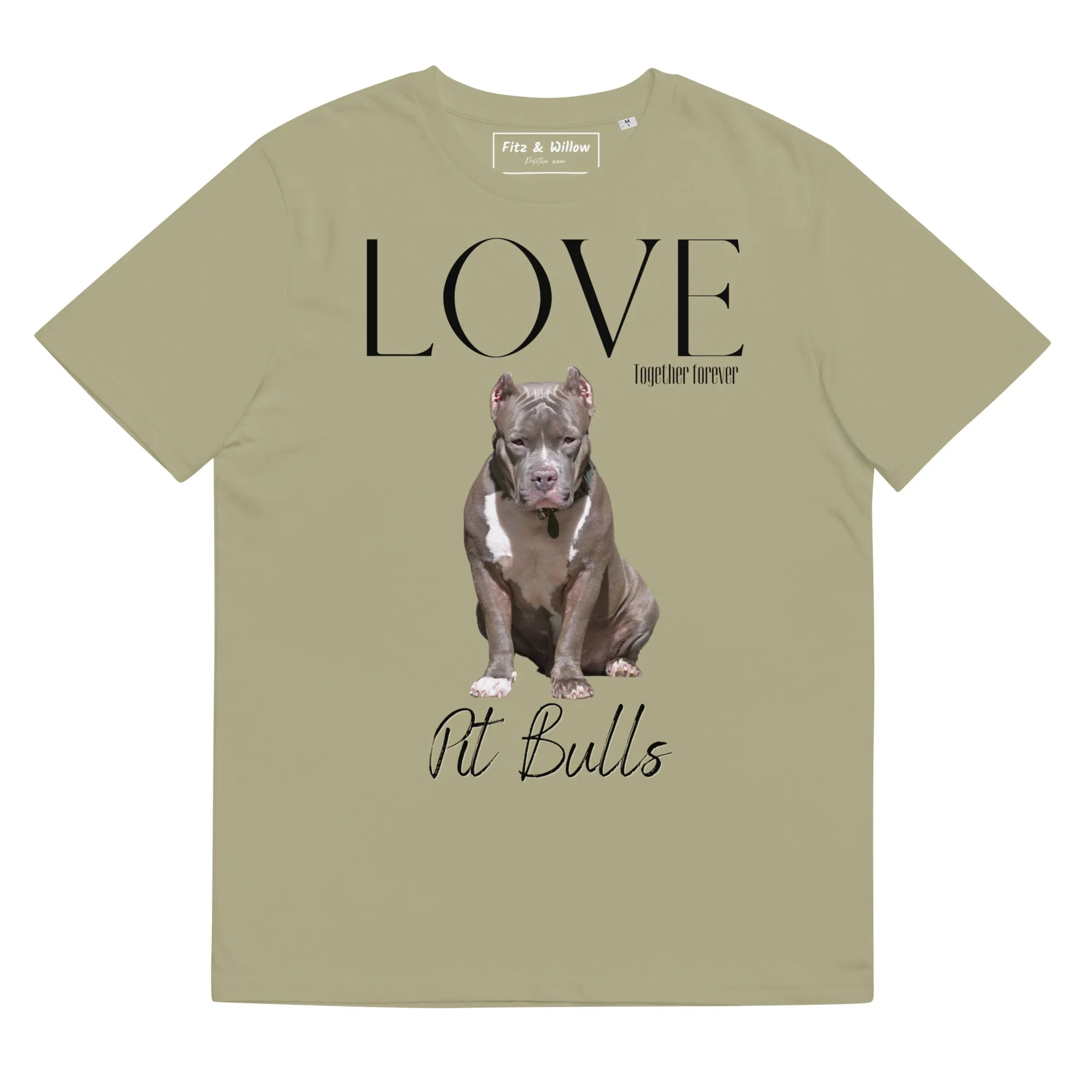 Pit Bull Lovers organic cotton t-shirt,