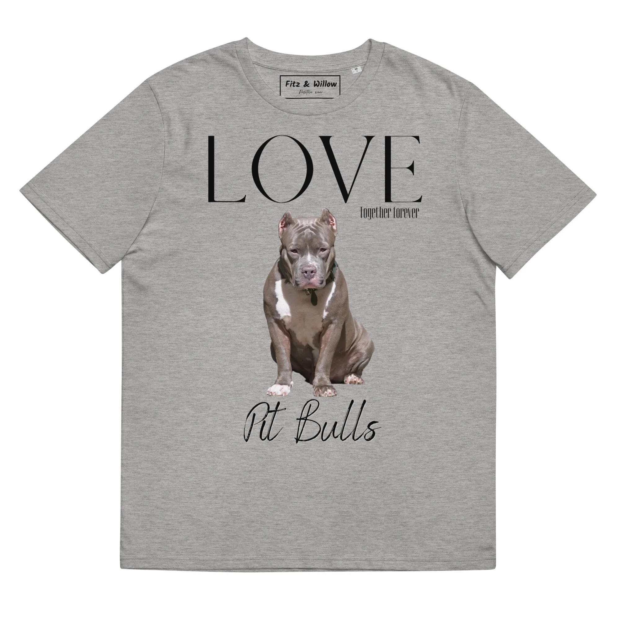 Pit Bull Lovers organic cotton t-shirt,