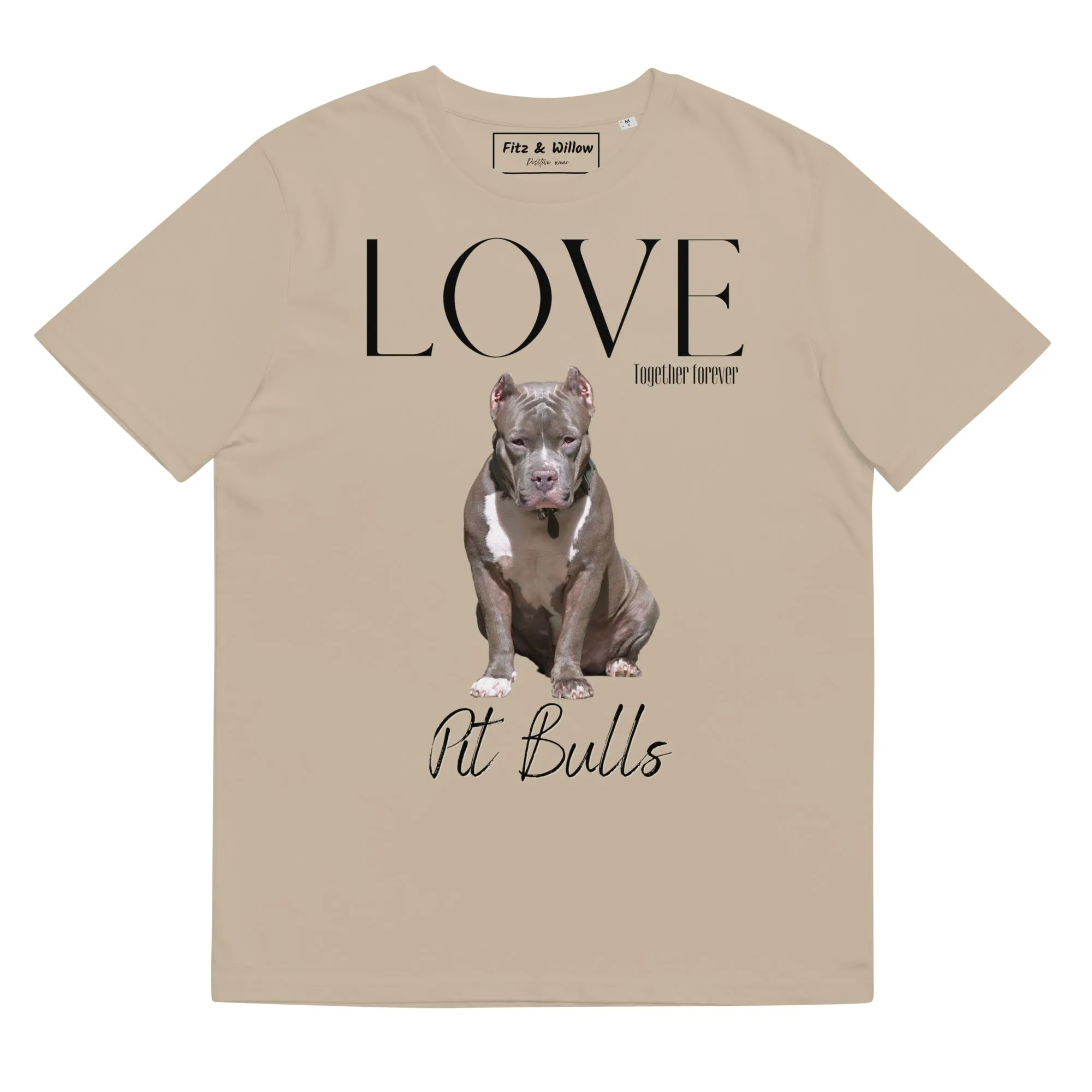 Pit Bull Lovers organic cotton t-shirt,