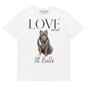 Pit Bull Lovers organic cotton t-shirt,