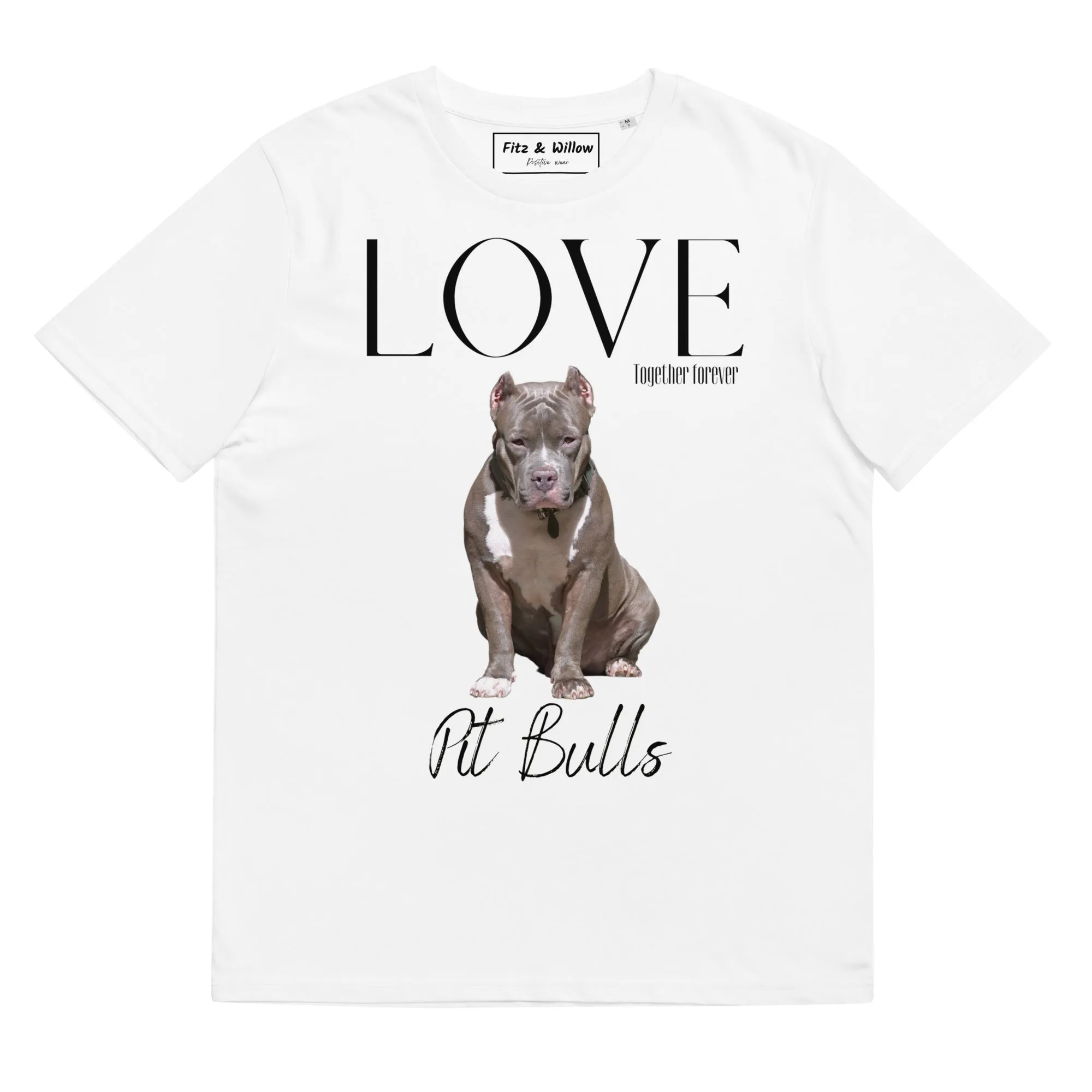 Pit Bull Lovers organic cotton t-shirt,