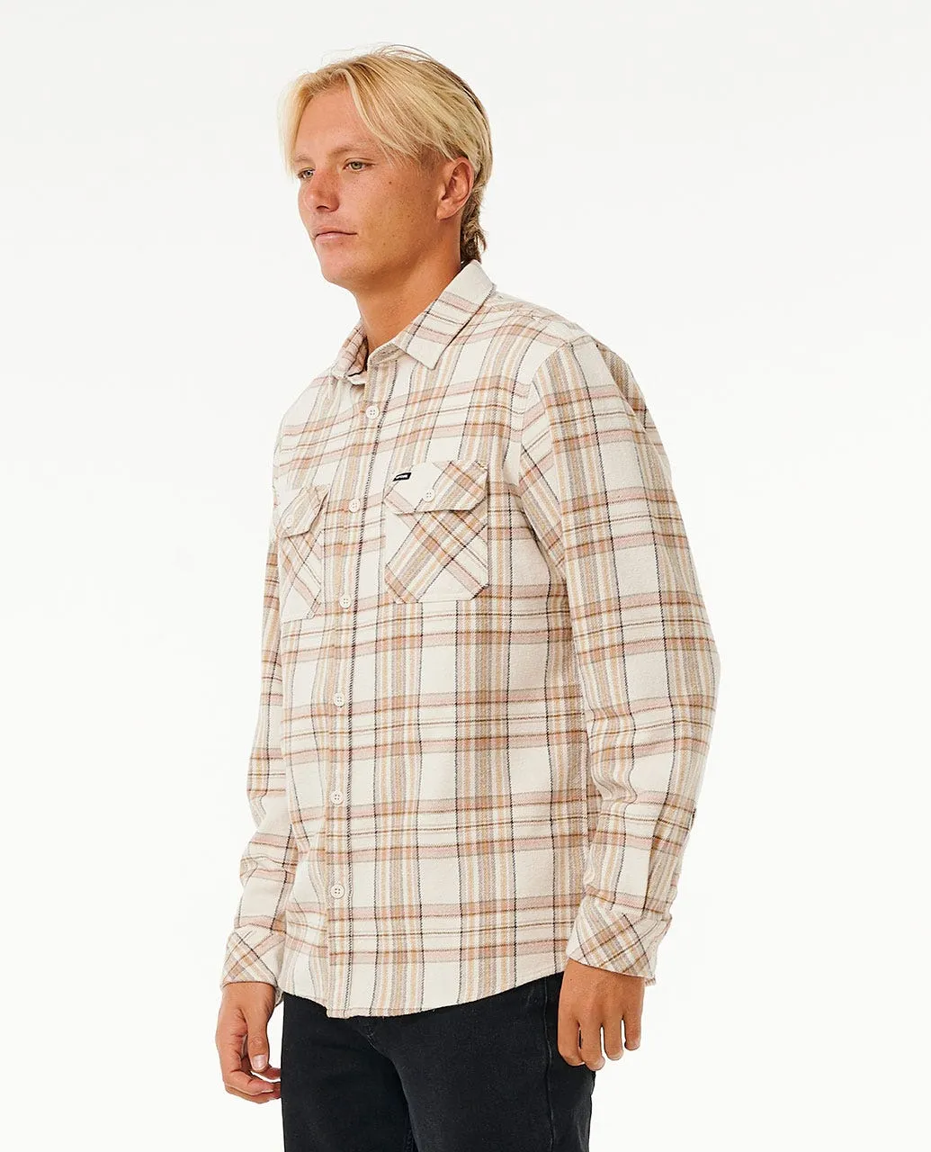 Rip Curl Griffin Flannel L/S Shirt-Bone