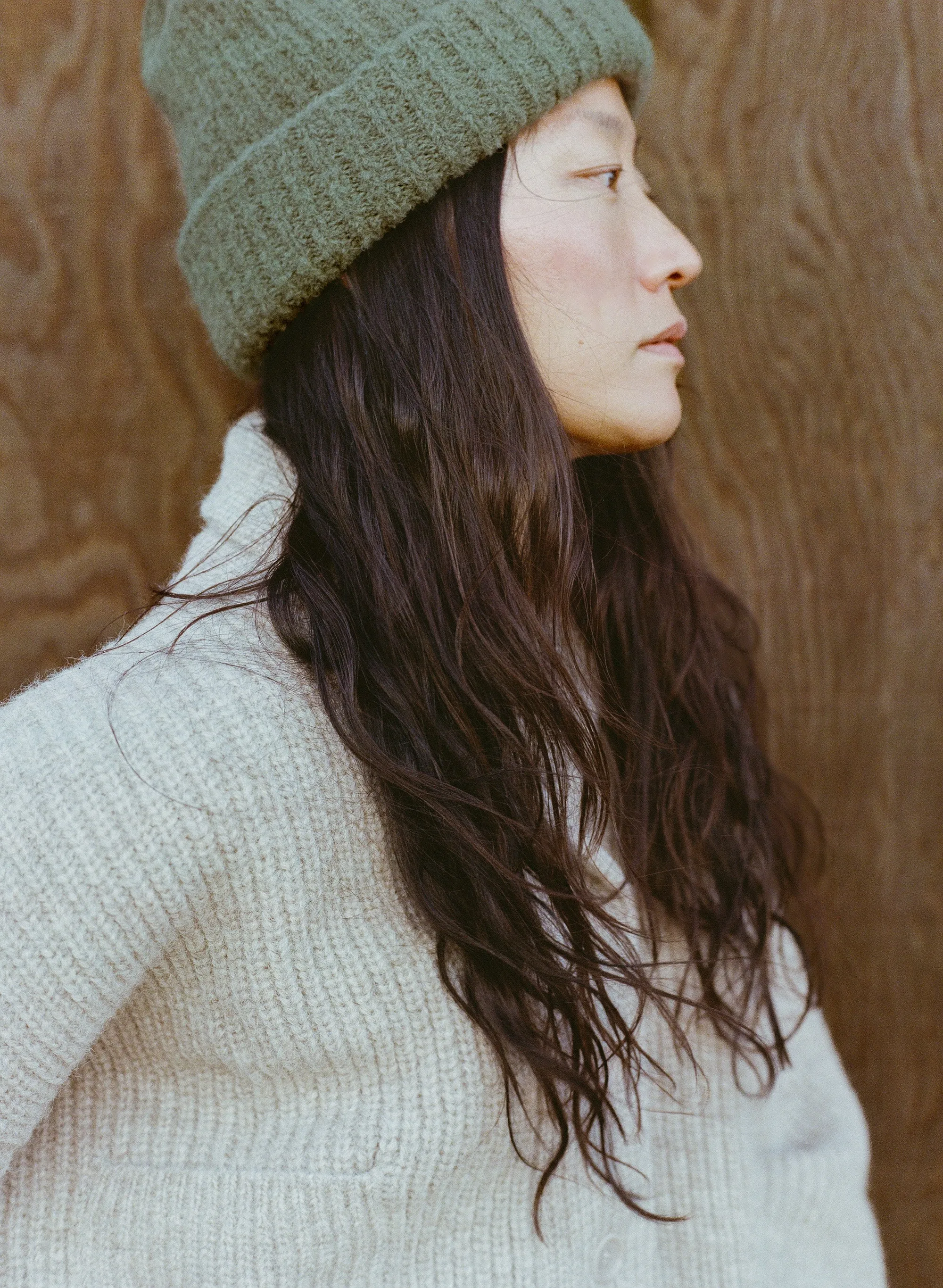 Sierra Beanie, Alpaca Blend, Moss