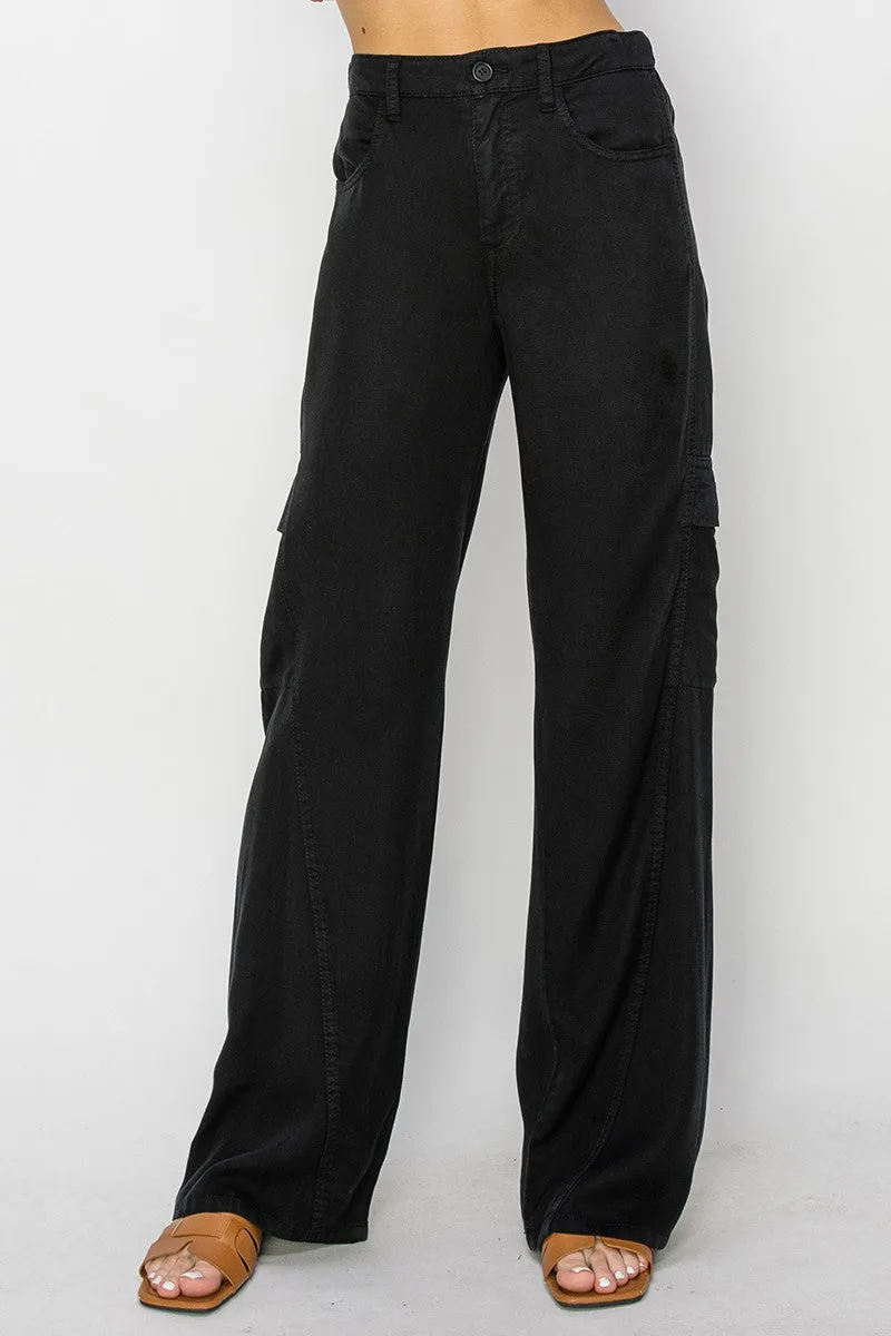 Sophisticated Tencel Risen Cargo Pants