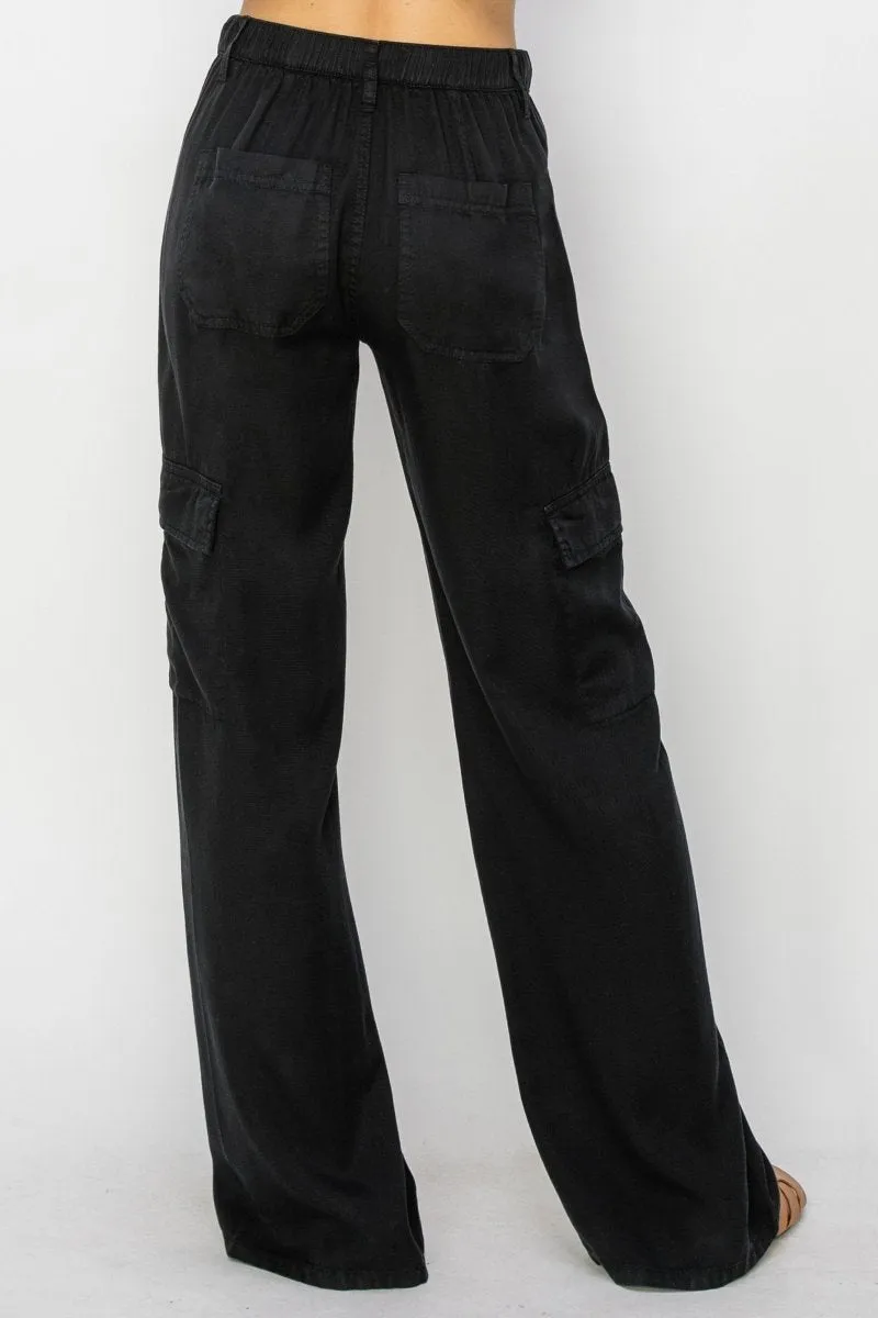 Sophisticated Tencel Risen Cargo Pants