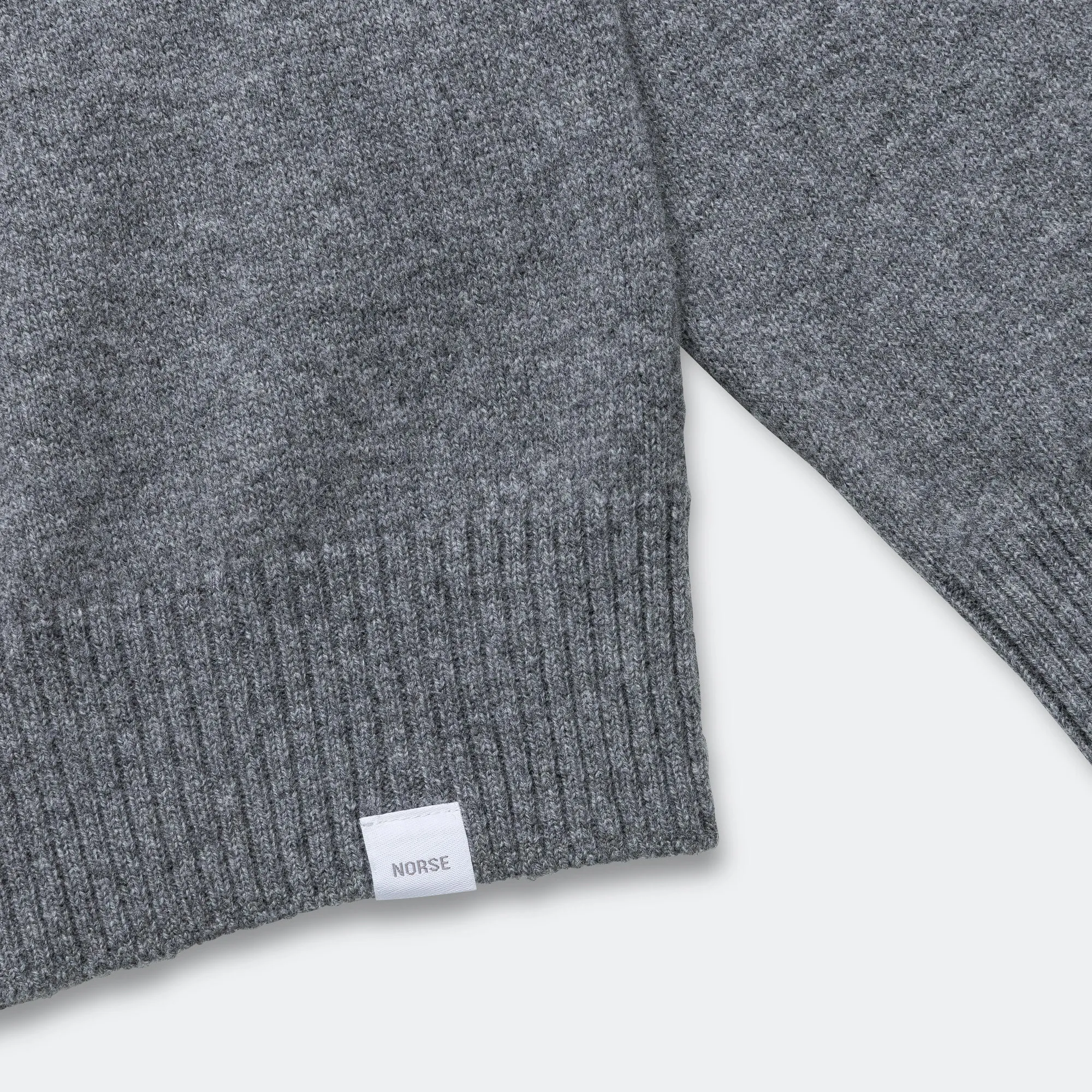 Standard Merino Lambswool Sweater - Grey Melange