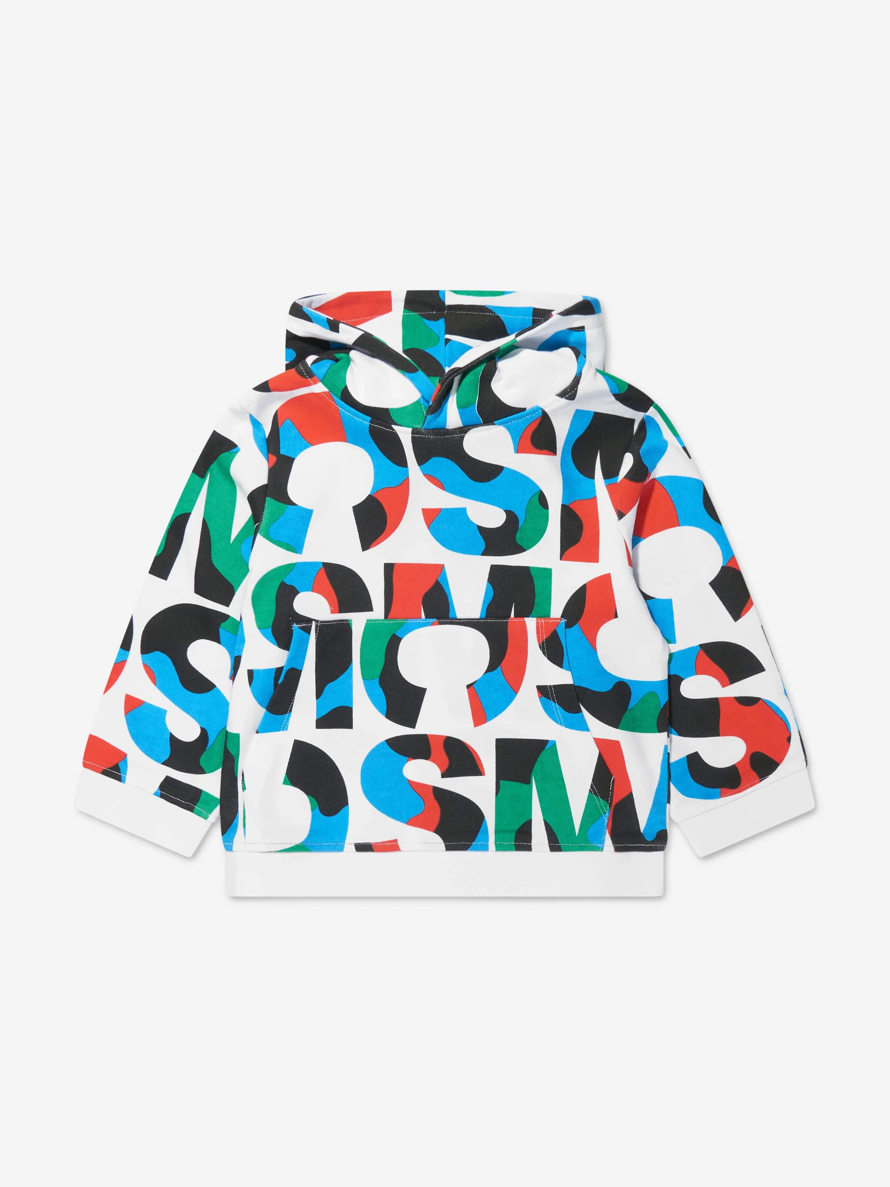 Stella McCartney Boys Logo Hoodie in Multicolour