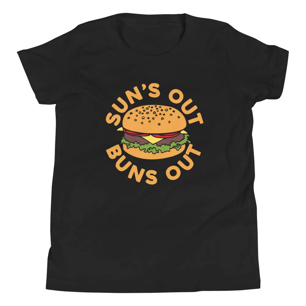 Sun's Out Buns Out Kid's Youth Tee