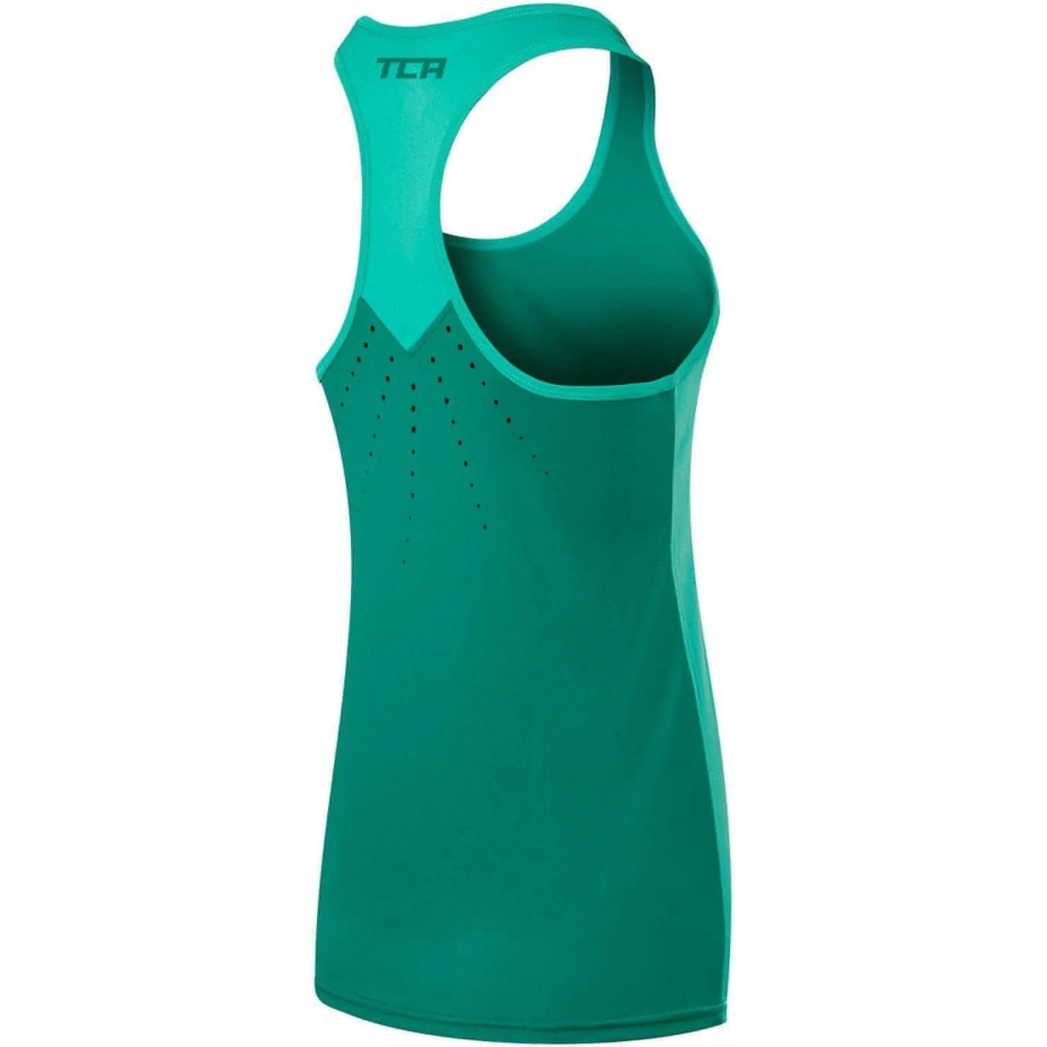 TCA Laser Tech Lightweight Womens Running Vest - Green