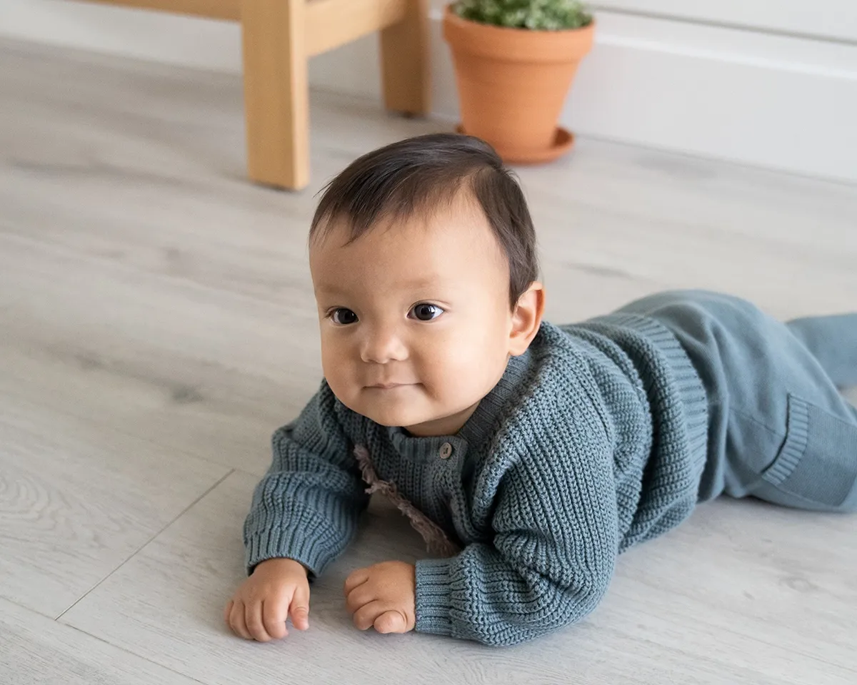 Teal Pocket Knit Pants