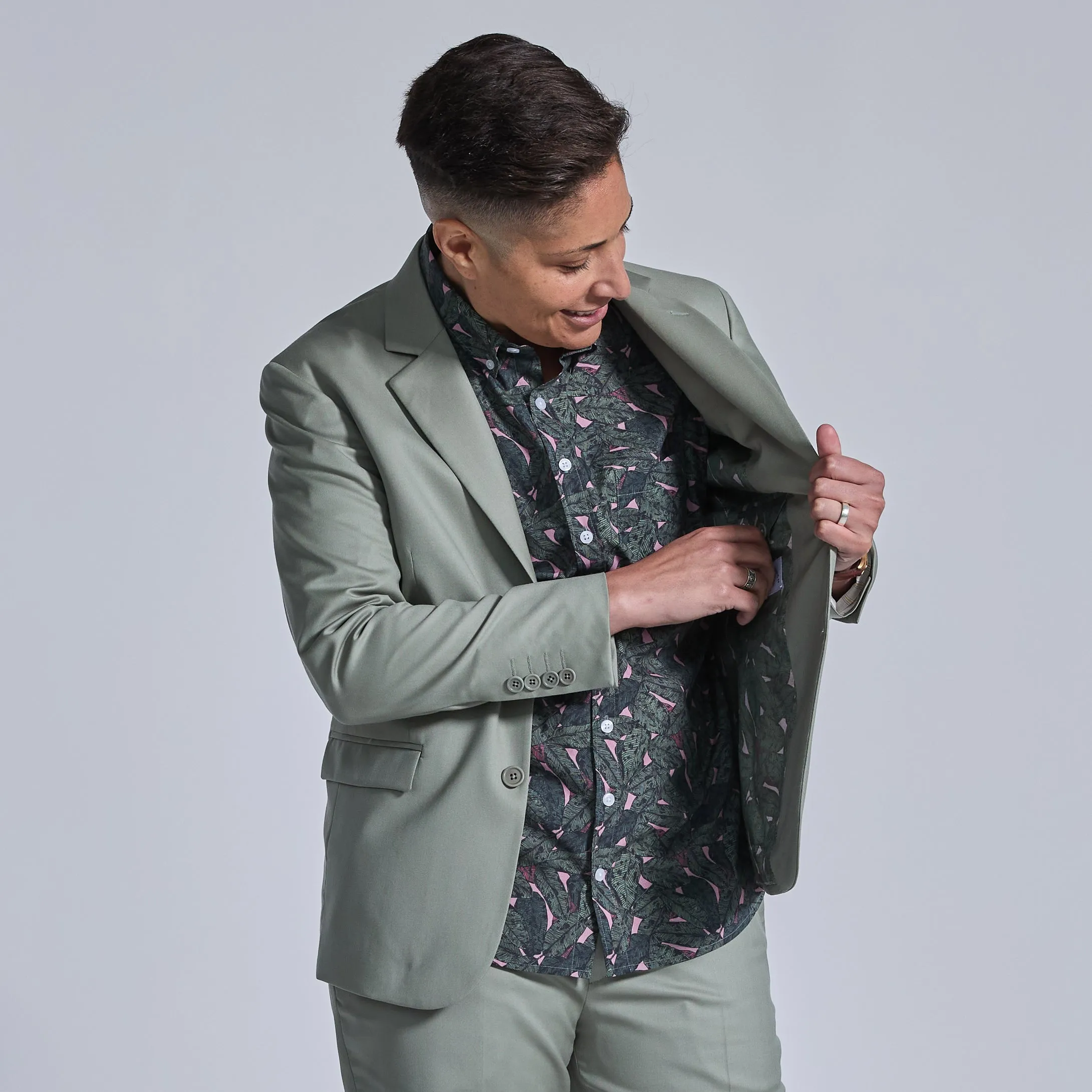 The Georgie Sage Suit Blazer