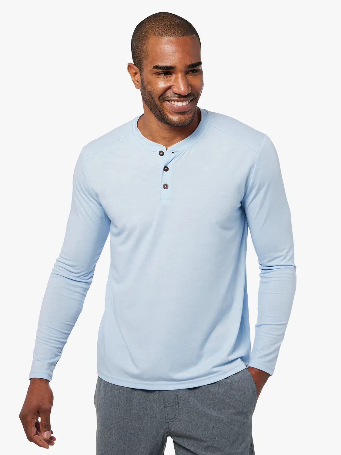 The SeaBreeze Henley | Blue Glow