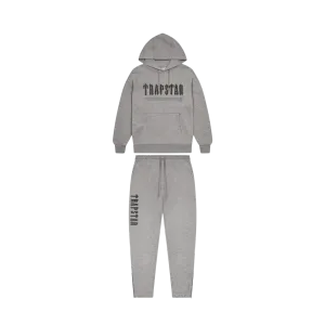 Trapstar Decoded Chenille 2.0 Hoodie Tracksuit - Grey