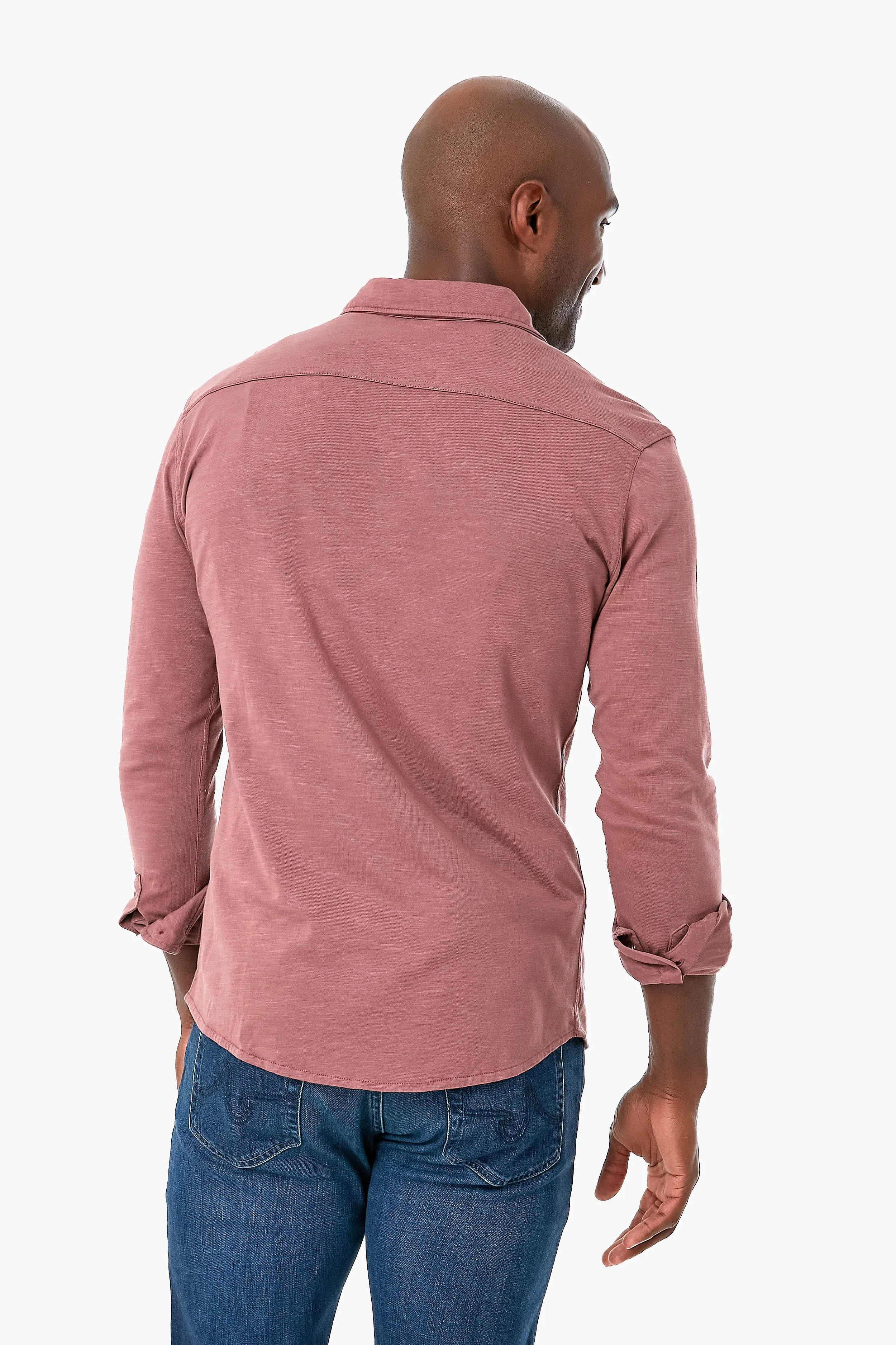 Weathered Wine Knit Seasons Shirt