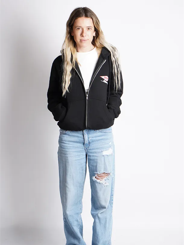 Women's Cal Diamond L/S Zip-Up Hoodie