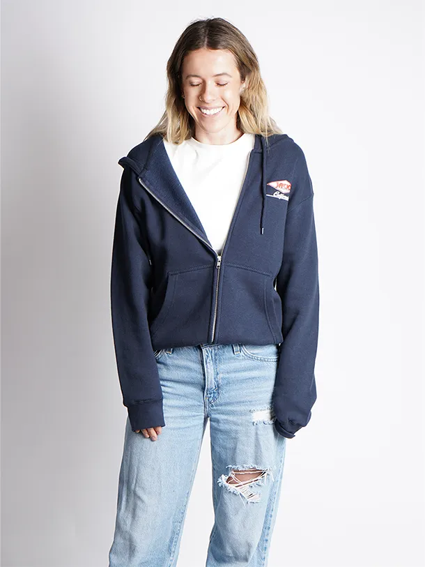 Women's Cal Diamond L/S Zip-Up Hoodie