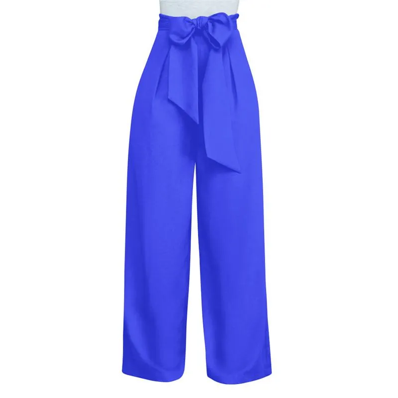 Women's Casual High Waist Loose Palazzo Pants