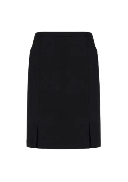 WOMENS FRONT PLEAT DETAIL STRAIGHT SKIRT   20720