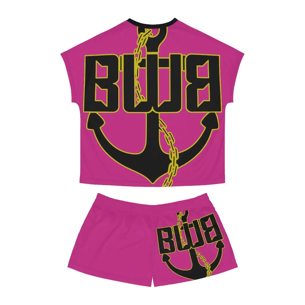 Women's Pink Short Pajama Set