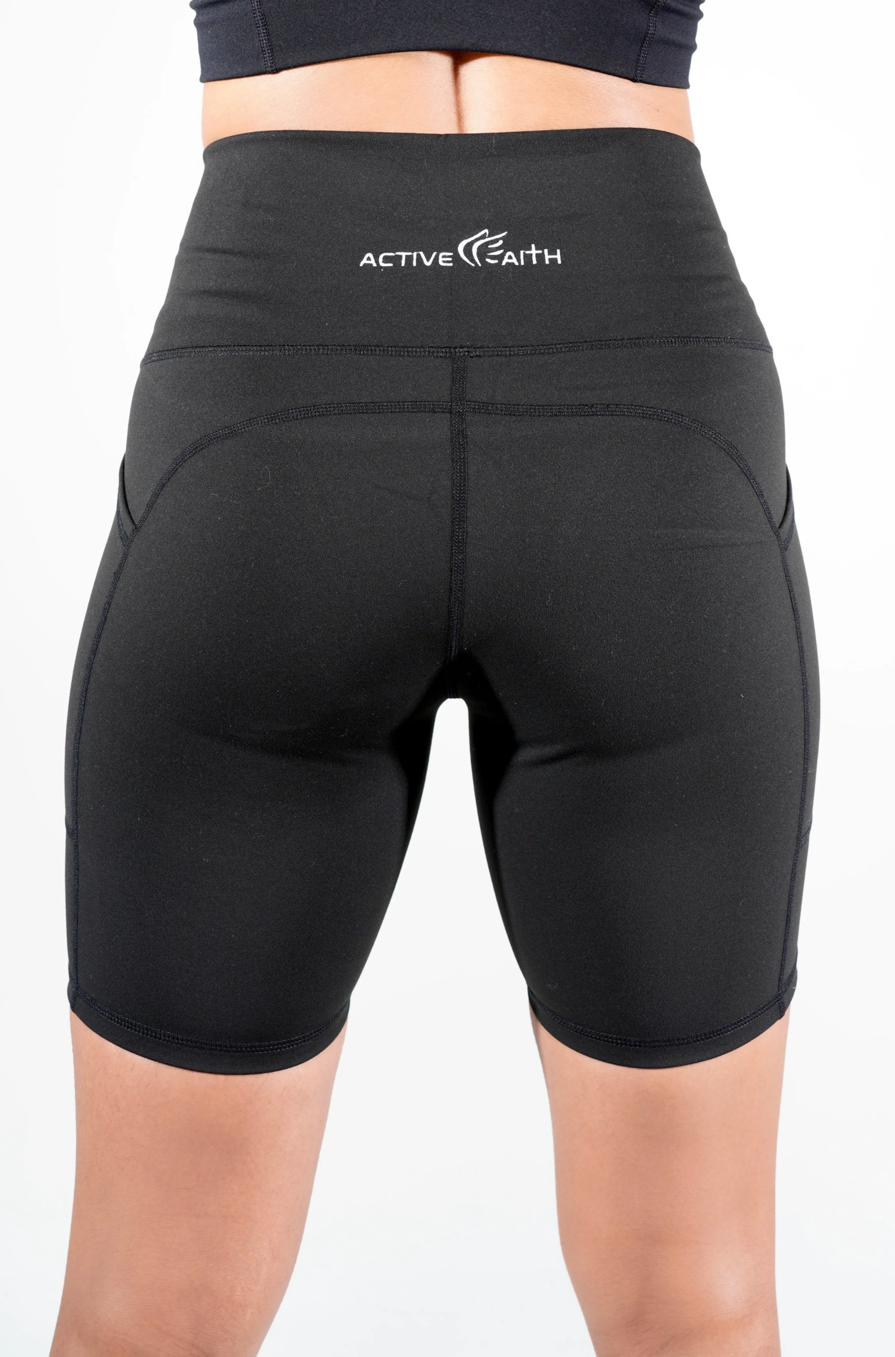 Women's "Be Strong" Biker Shorts